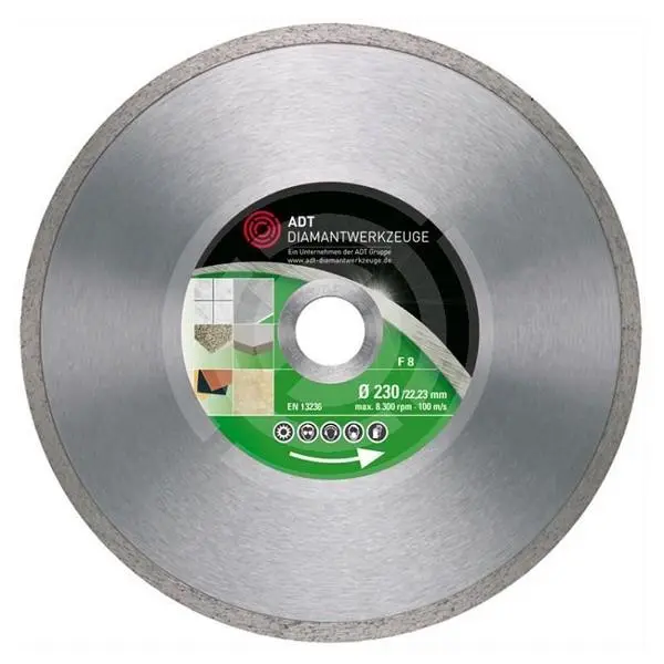 ADT Diamanttrennscheibe F 8 Premium Sinter Ø 200 mm 222 mm Bohrung F200-22