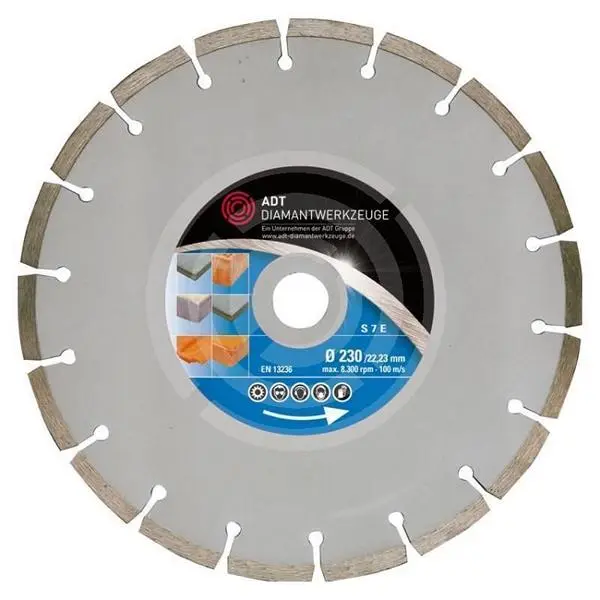 ADT Diamanttrennscheibe S 7 E Standard Trockenschnitt Ø 150 mm 222 mm Bohrung S150-22