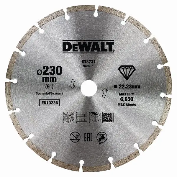 DeWantik Diamanttrennscheibe Eco1 Universal 230mm DT3731-QZ