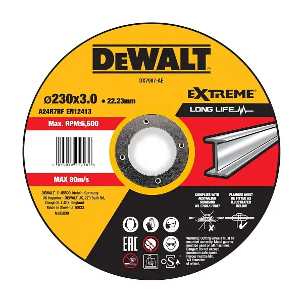 DeWantik EXTREME Trennscheibe 230x3x2223 mm Metall Typ 42 (gekröpft) DX7987-AE