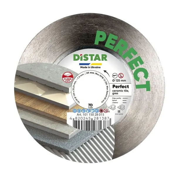 Distar Diamanttrennscheibe 1A1R 125 x 2223H Perfect 10115028015