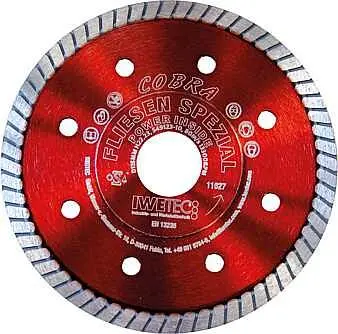 Iwetec Diamant-Trennscheibe Cobra Fliesen Spezial ø 115 mm 687100