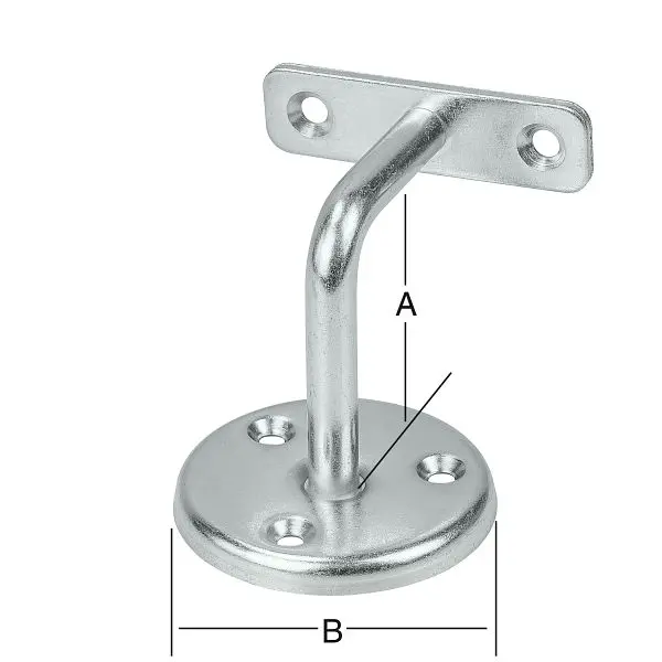 Vormann Handlaufstütze 63 x 65 mm verzinkt VE: 10 Stück 000350001Z