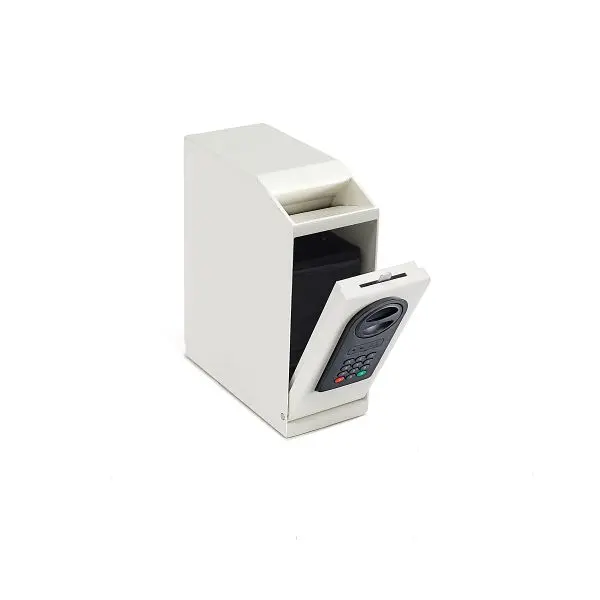 AJ Tresor BANK mit Einwurf LCD-Codeschloss H 300 x B 120 x T 250 mm 13476