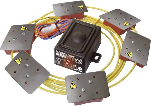 Langzeit-Wirksam Kemo M176 Ultraschall-Marderabwehr mit Optikschutz, mit Hochspannungsplättchen, wasserdicht 1 St.