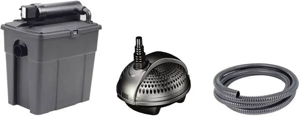 Pontec 50239 Multiclear set 8000 Filter-Set mit UVC-Klärgerät 2500 l/h (für Teiche bis 20.000 Liter)
