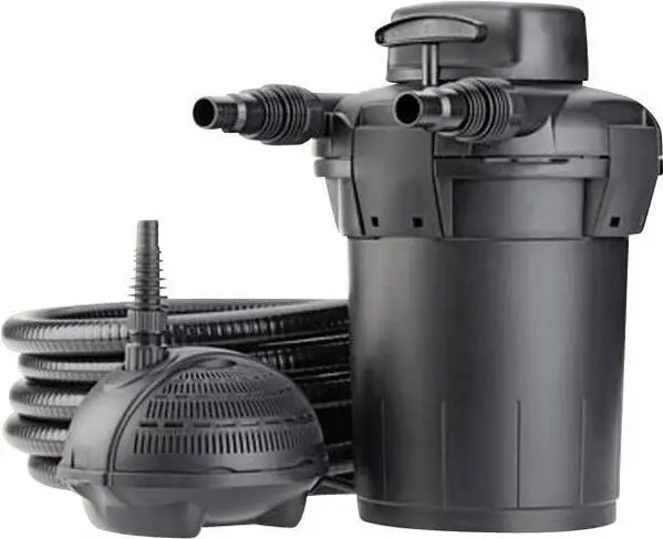 Pontec 50753 Pondopress 5000 Filter-Set mit UVC-Klärgerät mit 2-Jahres-Garantie