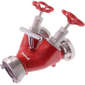 Admiral Verteiler Ventilabsperrung B/CC auf AG 25" / 2x 2" 1080a-2