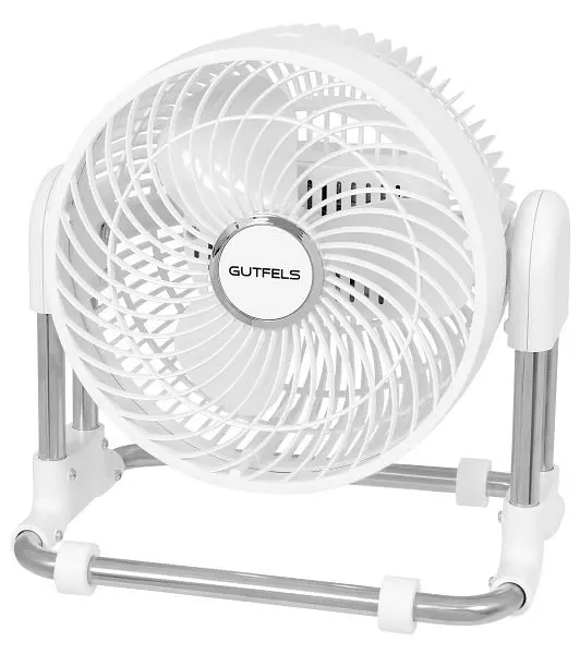 GUTFELS Tischventilator Geräuscharm 45 Watt VT 33565 we 5050042