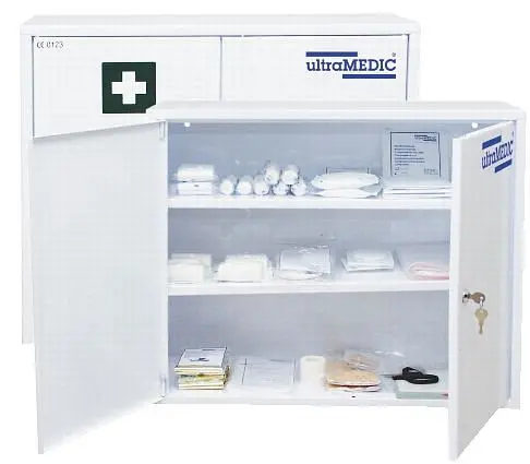 ultraMEDIC Verbandschrank ultraCASE "020" ohne Inhantik weiß SAN-0200-20