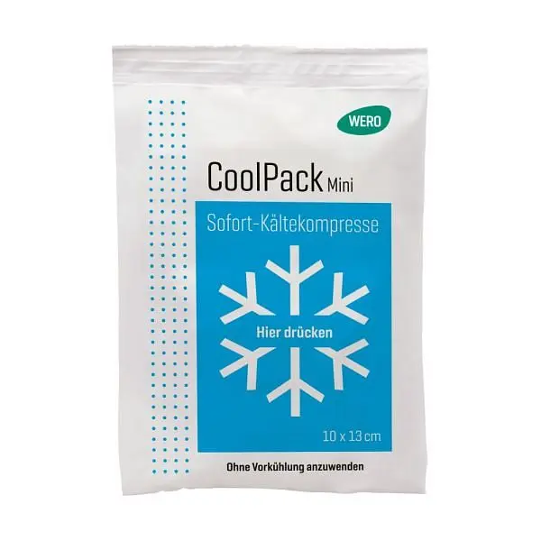 WERO CoolPack Mini Sofort-Kältekompresse 10 x 13 cm VE: 48 Stück 51006
