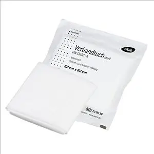 WERO Verbandtuch DIN 13152- aus Vliesstoff 60 x 80 cm steril lose 130016