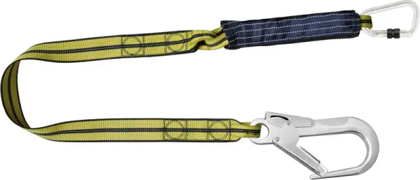 Kratos ATEX Antistatische Gurtband Verbindungsmittel mit Falldämpfer Freeblast FA3030620