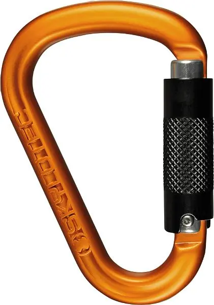Skylotec Trilockkarabiner/Produktkarte passO-Tri gelb/ Produktkarte H-137-TRI-PK