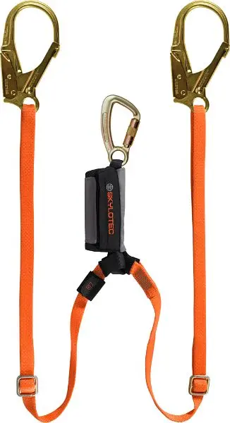 Skylotec Y-Lanyard 12-18m 2 Karabiner Anschlagseite orange SKYSAFE PRO ADJUSTABLE Y L-0642-18