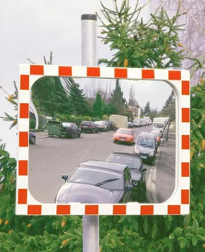 DENIOS Verkehrsspiegel Diamond aus Sekurit Schutzsglas 600 x 800 mm 271600