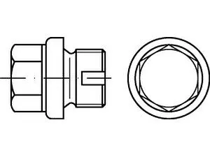 Verschlussschrauben DIN 910 -2 1.4571 EG 1 mit Entlüftung 5 VE=S