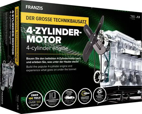 Franzis Verlag 4-Zylinder-Motor 67175 Bausatz ab 14 Jahre