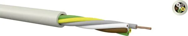 Kabeltronik LiYY Steuerleitung 4 x 0.75 mm² Grau 10407500 Meterware