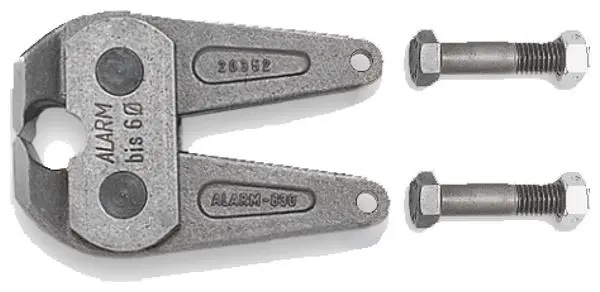 ALARM Ersatzschneidkopf mit Befestigungsschrauben für Bolzenvornschneider M00 630 mm 56020362