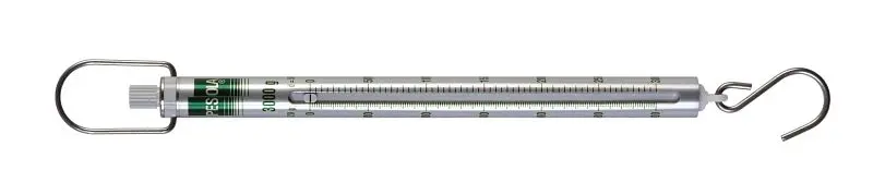PESOLA Federwaage 3000g Teilung 20g Medio Linie grün mit Haken 43000