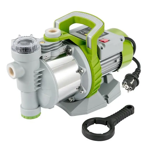 VEVOR Gartenpumpe 1100W Bewässerungspumpe Max. Durchfluss 4560L/h Kreiselpumpe 45bar Max. Druck SDK4560LH220V6P9AV2