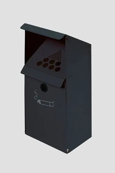 VAR Wandascher WH 41 anthrazit pulverbeschichtet 12052 4030695120529