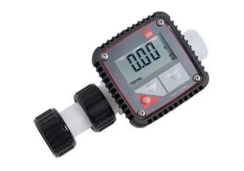 DENIOS Durchflussmesser aus PVDF für den Laborbetrieb Pumpenanschluss G 1" 267910