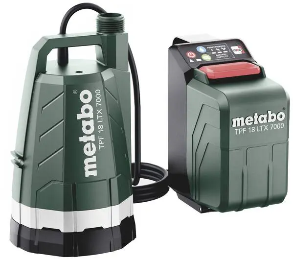 Metabo TPF 18 LTX 7000 Akku 601748850 Tauchpumpe 7000 l/h 9 m