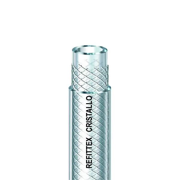 fitt PVC-Wasserweisech mit Gewebeverstärkung Refittex Cristallo 19x26 (3/4") 50 m 76236