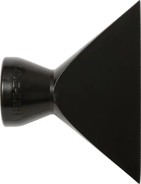 Loc-Line Flachdüse 63 mm schwarz VE: 2 Stück L51809S