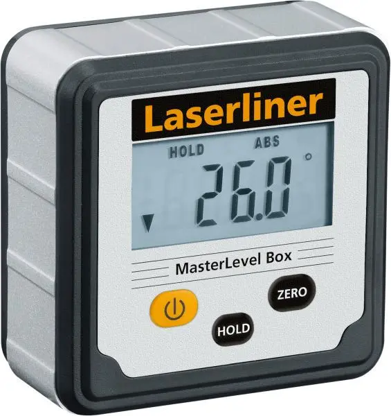 Laserliner MasterLevel Box Digitale Wasserwaagen 360°-Winkelanzeige VE: 5 Stück 081.260A