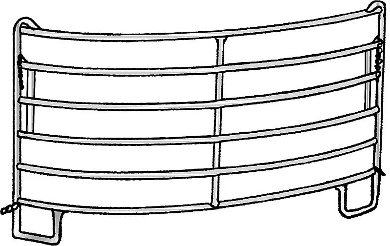 Patura Kurven-Panel 244 m Radius 300 m verzinkt 310210