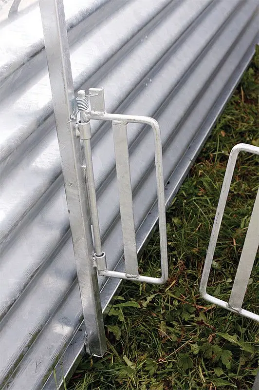 Patura Rücklaufsperre (2-teilig) Schafe für Horden verzinkt 37030