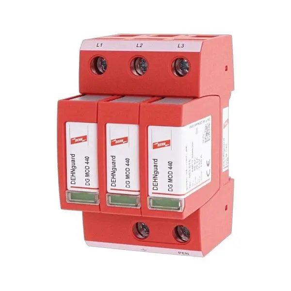Dehn Überspannungsableiter TN-C 230VAC 15kV 3TE Hutschiene 35mm 20kA opt DGMTNC275 111890
