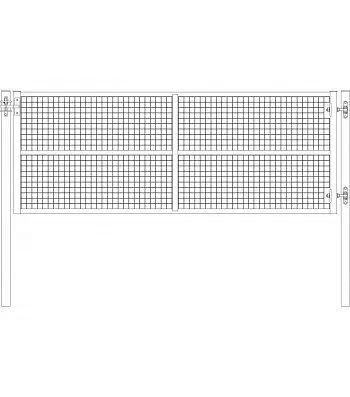 Growi Weidetor verzinkt Typ 8 C-Profile Comfort Line 150 Breite x 110 Höhe GM-Füllung 10075810
