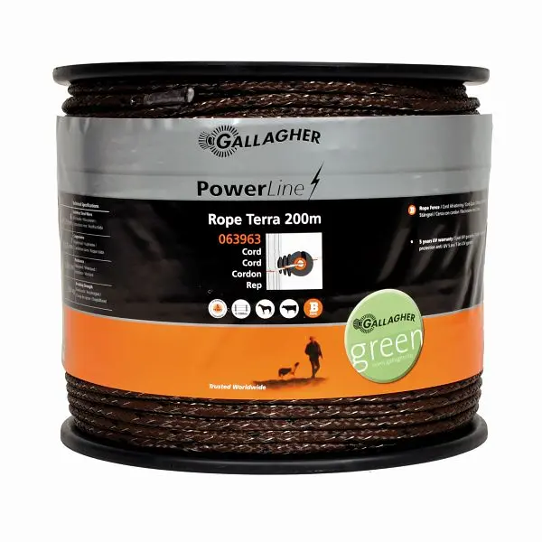 Gallagher PowerLine Cord 200m terra 063963