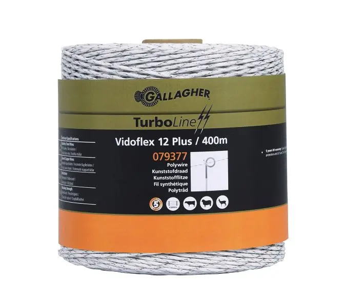 Gallagher Vidoflex 12 TurboLine 400m weiß 079377