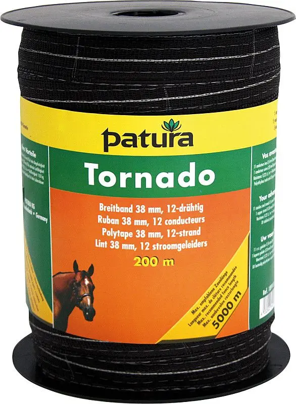 Patura Tornado Breitband 38 mm 200 m Rolle 11 Niro 016mm 1 Cu 030mm braun 189101