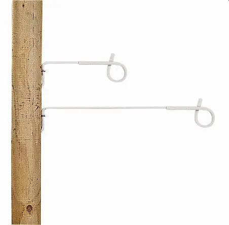 Gallagher Abstand-Ösenisolator 175cm weiß VE: 10 Stück 010981