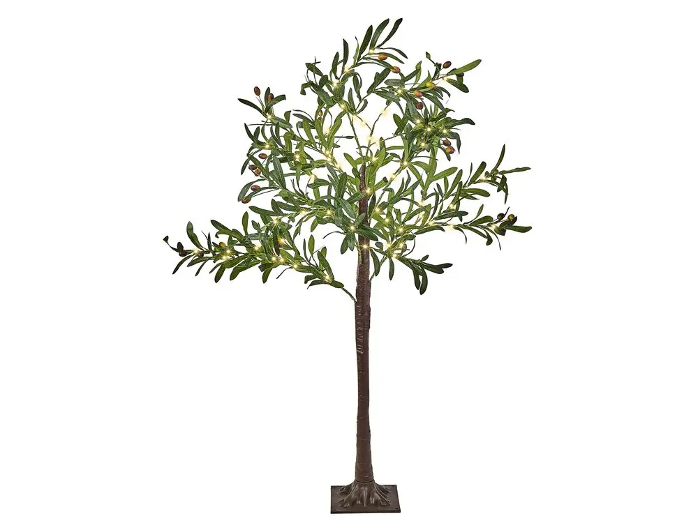 LED-Weihnachtsbaum Outdoor Weihnachtsbeleuchtung LED Olivenbaum 120 cm grün CELIONI