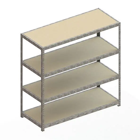 Meta SPEED - RACK Regal 1970x2000x800 mm mit Spanplatte verzinkt Bodenanzahl: 4 20081118