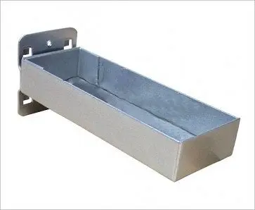 ADB Kleinteileablage ohne Einteilung angepasst für Eurolochung (10x10mm / 38x38mm) Abmessungen: LxB: 150mmx55mm 23157