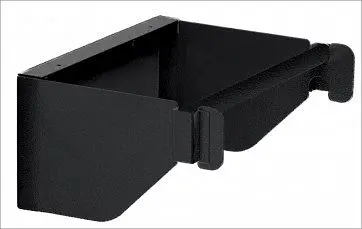 ADB Papierrollenhantiker Abmessungen LxTxH: 338x192x120 mm angepasst für Eurolochung (10x10 mm / 38x38 mm) Farbe: schwarz...