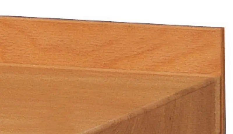 ANKE Werkbänke Abroll-Leiste; 1500 x 90 x 14 mm; aus Buche Multiplex; für Werkbankplatte 1500 mm 901.816