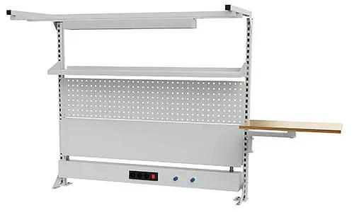 Bedrunka+Hirth Multi-Wand-Aufbau Breite 1500 mit Obergestell 1 Stück Energiekanal 1 Stück Lochwand 1 Stück Magnetwand 1...