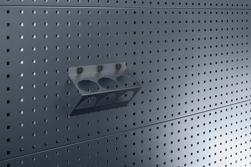 bott perfo Rundhantiker schräg mit 3 Aufnahmen D 68 BxTxH: 225x100x165 mm RAL 7016 14021055.19V