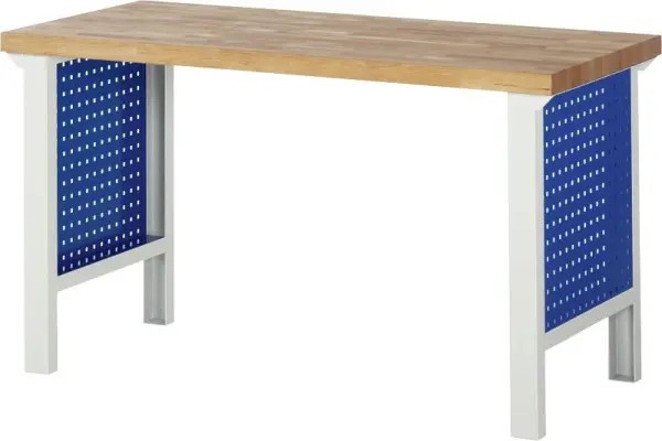 RAU Seiten-Lochwand für Werkbankfuß 7000 Werkbank- Tiefe 900 mm 550x620x2 mm 09-LW-S7-850.10