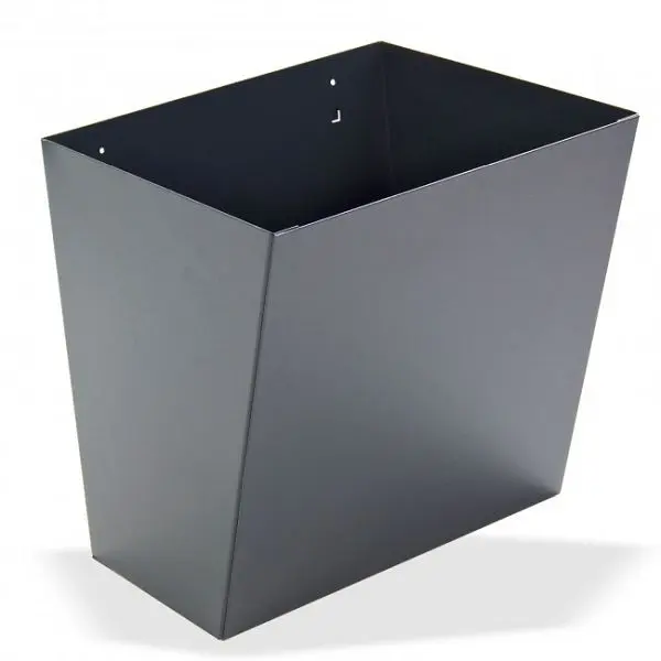 ADB Papierkorb für Werkstattwagen Abmessungen (B x H x T): 300 x 300 x 250 / 150 mm Farbe: anthrazitgrau 23208