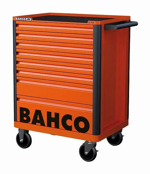 Bahco Campaign Werkstattwagen mit 8 Schubladen orange (RAL 2009) 1472K8